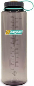 Nalgene Sustain Tritan BPA-Free Water  Made with Material Derived from 50% Plastic Waste (using ISCC certified mass balance), 48 OZ, Wide Mouth, Aubergine