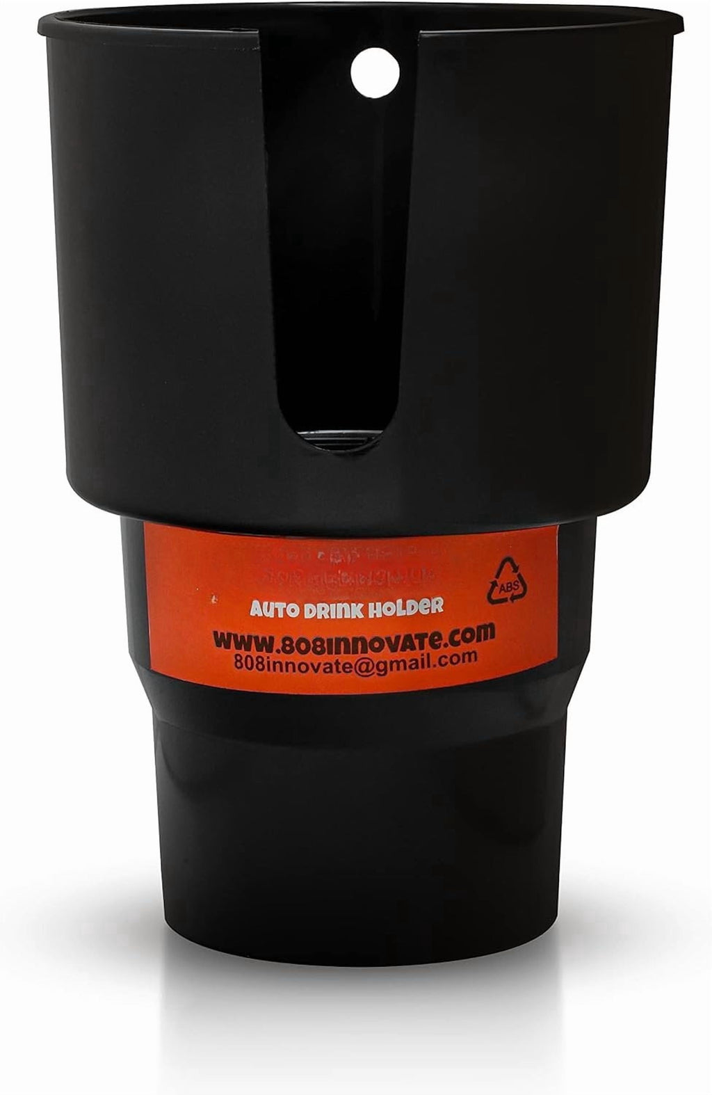 Cup Holder Expander - Fits Hydro Flasks 32/40 oz, Nalgene,  &amp; Large Bottles up to 3.8  Wide - for  up to 3.2  Wide - Black