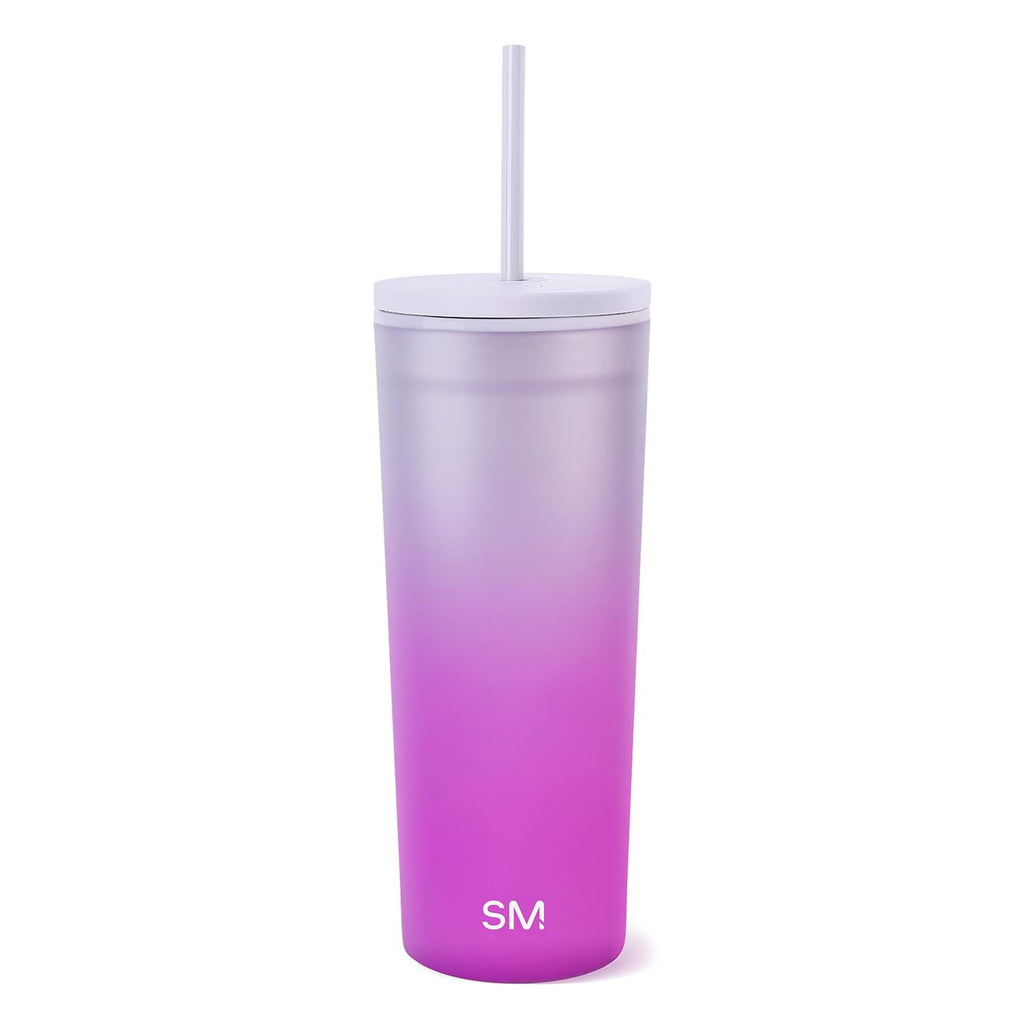 Simple Modern 24 fl oz Double Wall Plastic Classic Tumbler with Straw|Opalescent