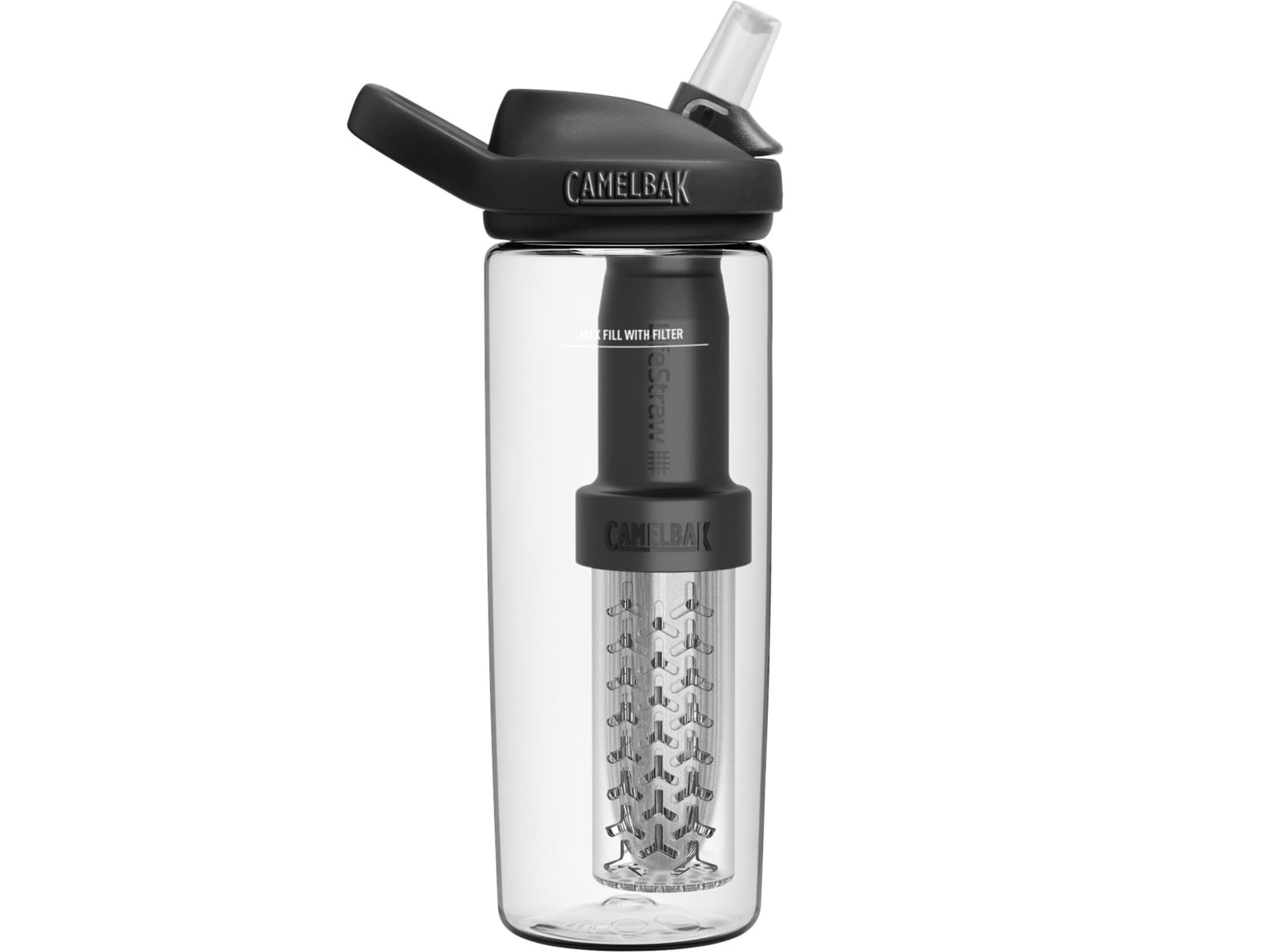 CamelBak eddy+ 20oz Bottle, filtered by LifeStraw, Clear
