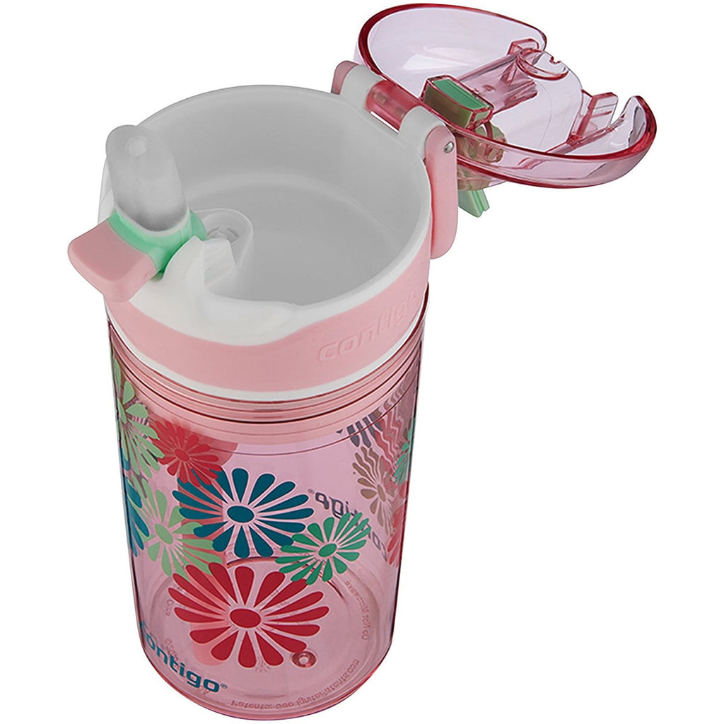 Contigo 13 oz. Kid's Snack Hero Drink Tumbler - Ballet Slipper Pink with Flowers