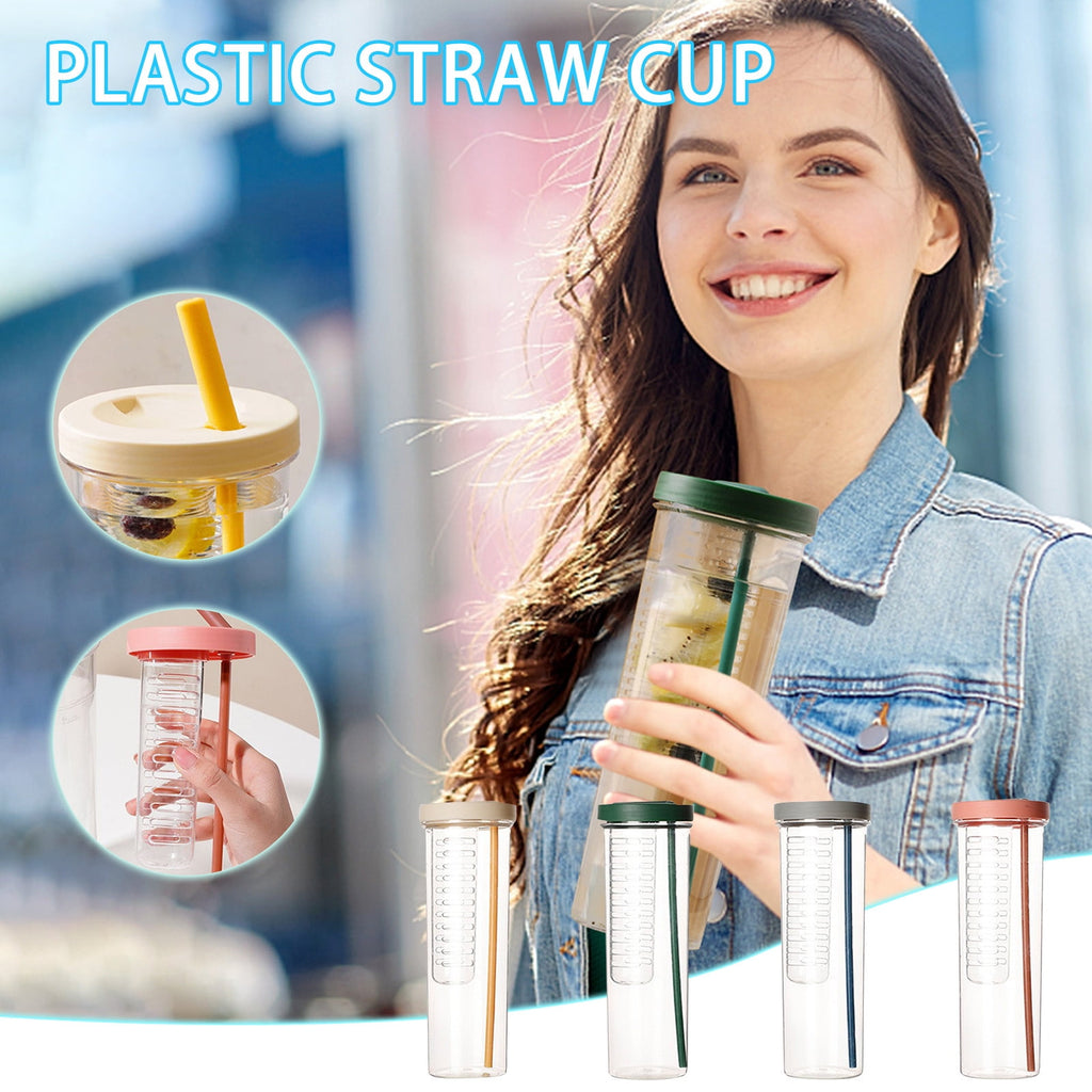 AURIGATE Simple Modern Plastic Tumbler with Lid and Straw Reusable BPA Free Iced Coffee Cups Double Wall Smoothie Cup Gifts for Women Men Him Her Classic Collection