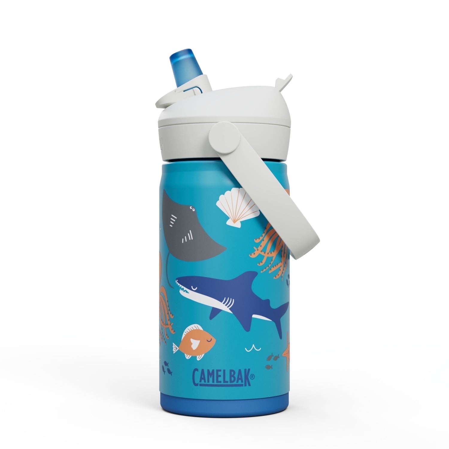 Camelbak Thrive™ Flip Straw Kids Stainless 12oz Water Bottle, Dino Jam