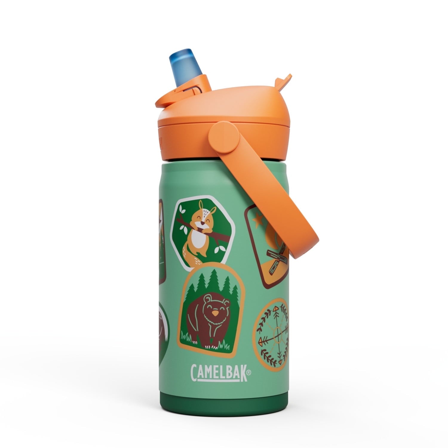 Camelbak Thrive™ Flip Straw Kids Stainless 12oz Water Bottle, Dino Jam
