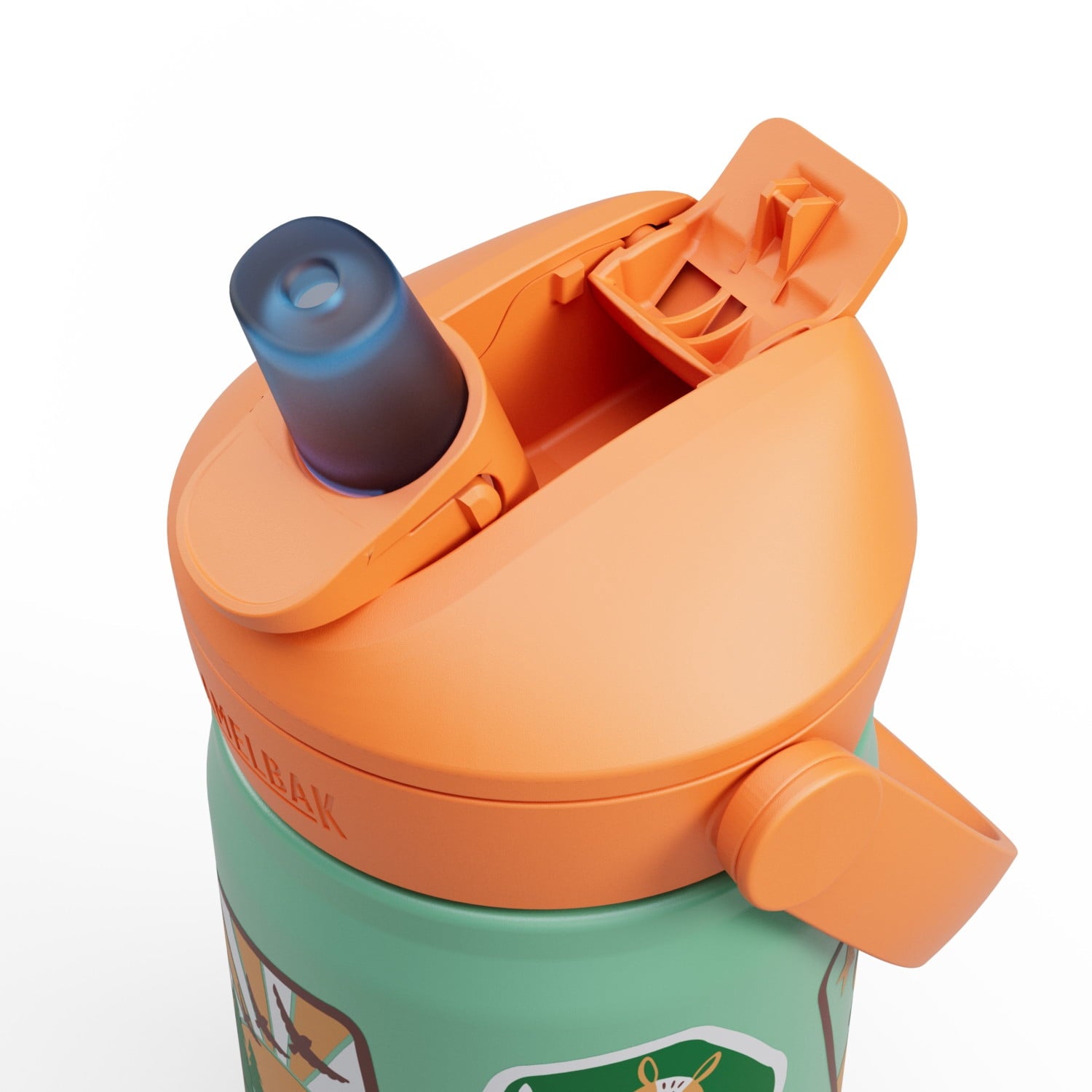 Camelbak Thrive™ Flip Straw Kids Stainless 12oz Water Bottle, Dino Jam
