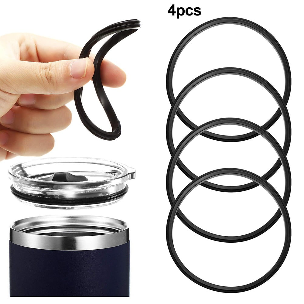 4 Pack Gaskets Compatible for Contigo Snapseal Byron Travel Mug 16oz &amp; 20oz, Replacement Rubber Seal for Contigo Snapseal Lid, Replacement Silicone Part for Contigo Coffee Travel Tumbler