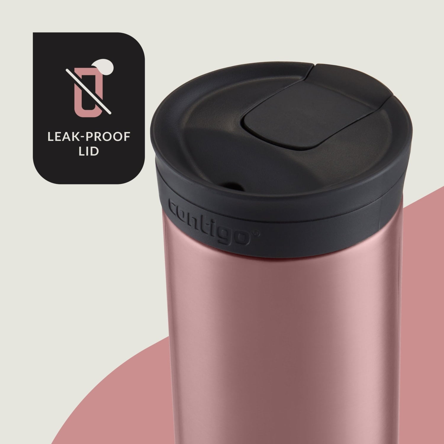 Contigo 16 oz. Huron 2.0 SnapSeal Stainless Steel Travel Mug - Licorice
