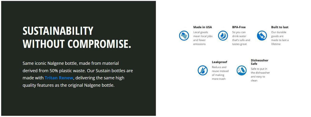 Nalgene 16oz Narrow Mouth Sustain Bottle