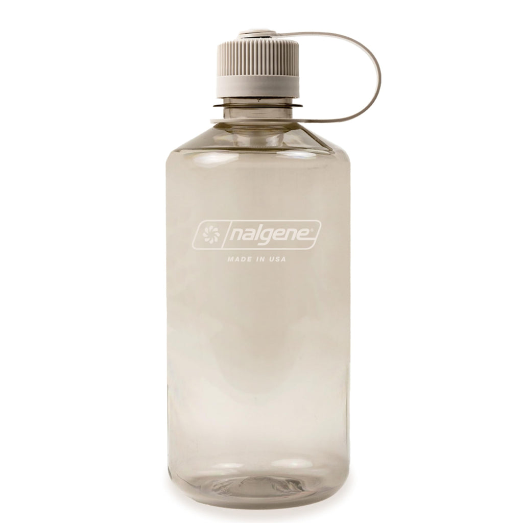 Nalgene Sustain Tritan BPA-Free Water Bottle Made with Material Derived from 50% Plastic Waste (using ISCC certified mass balance), 32 OZ, Narrow Mouth, Cotton