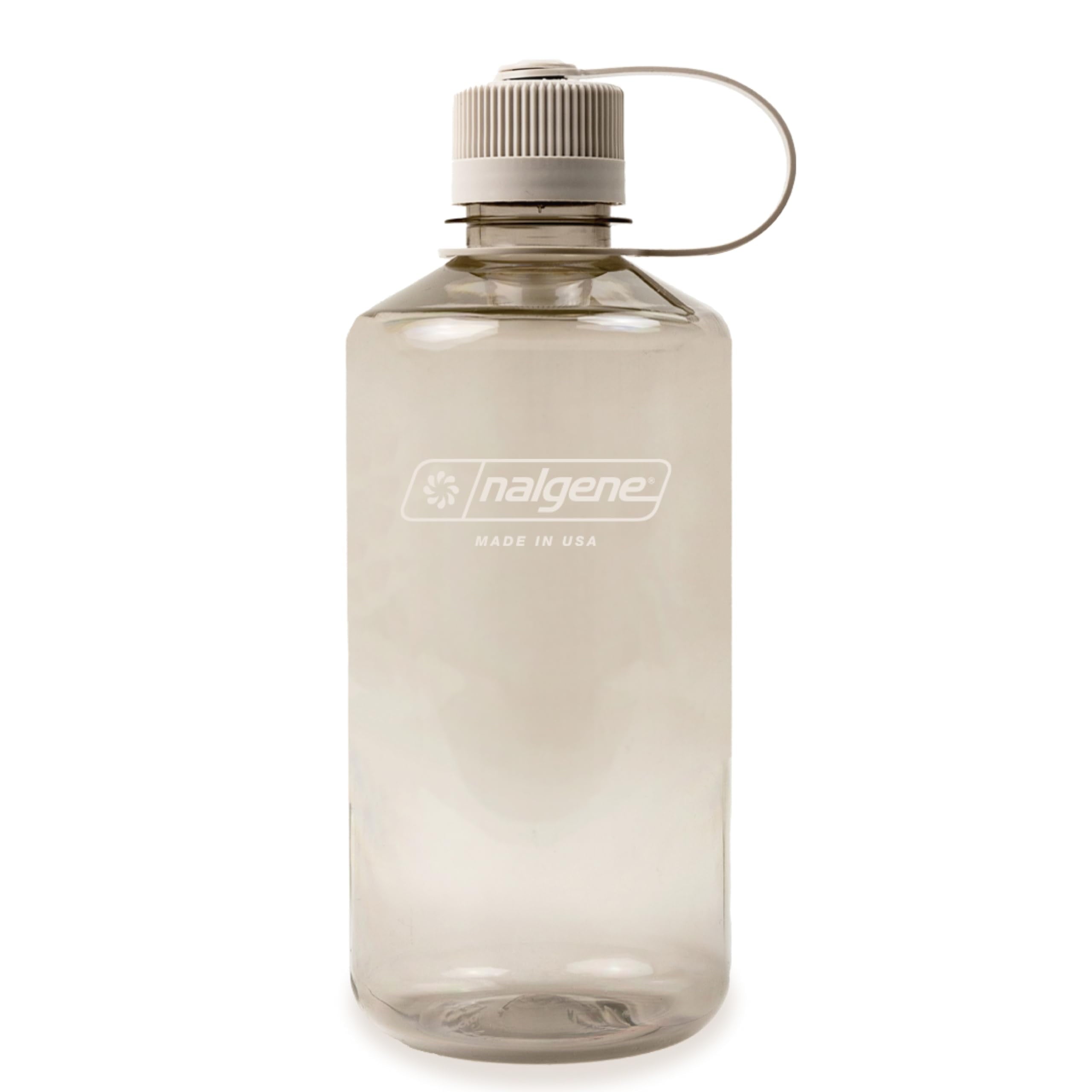 Nalgene Sustain Tritan BPA-Free Water Bottle Made with Material Derived from 50% Plastic Waste (using ISCC certified mass balance), 32 OZ, Narrow Mouth, Cotton
