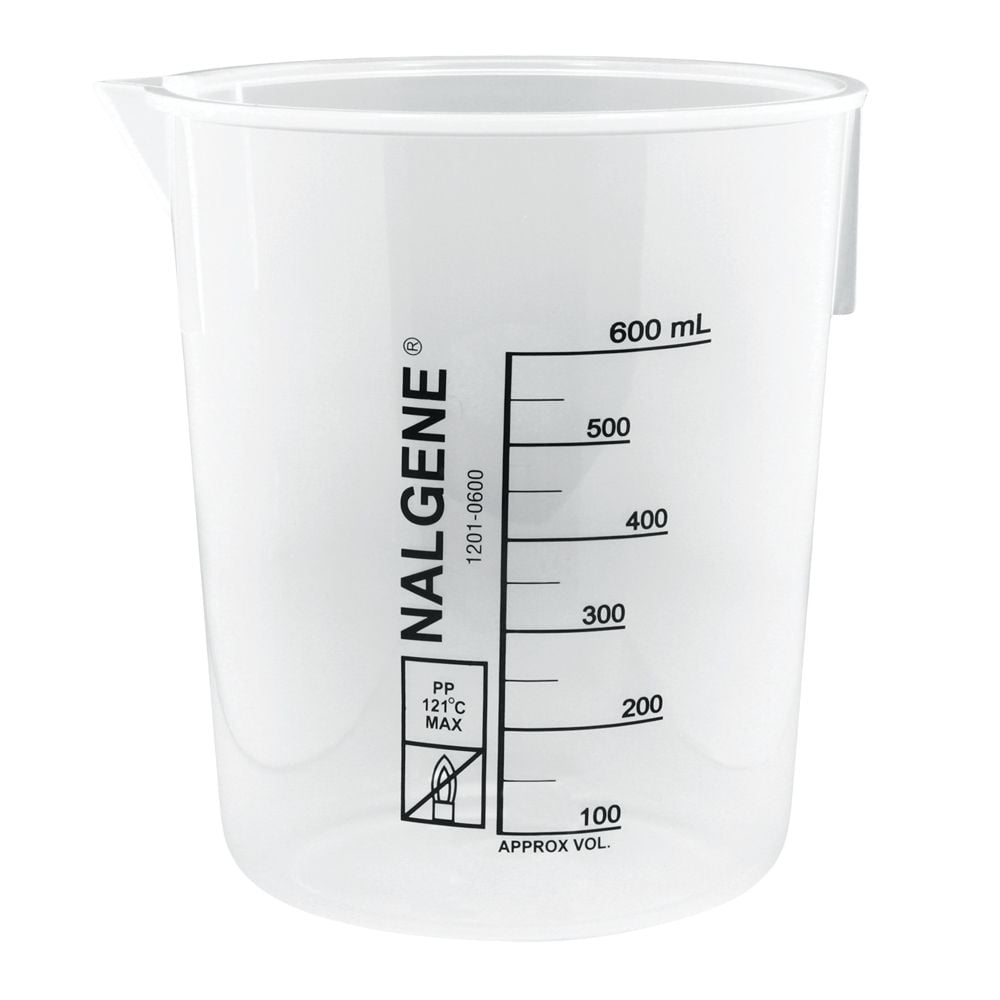 Nalgene Griffin Beaker, Low Form, Polypropylene, 600 Ml