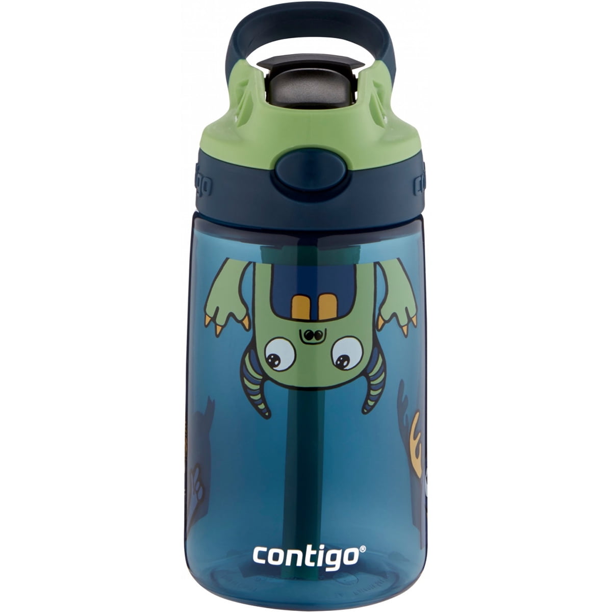 Contigo Kids 2-Pack Straw Water Bottle, 14 oz - Dinos/Sharks