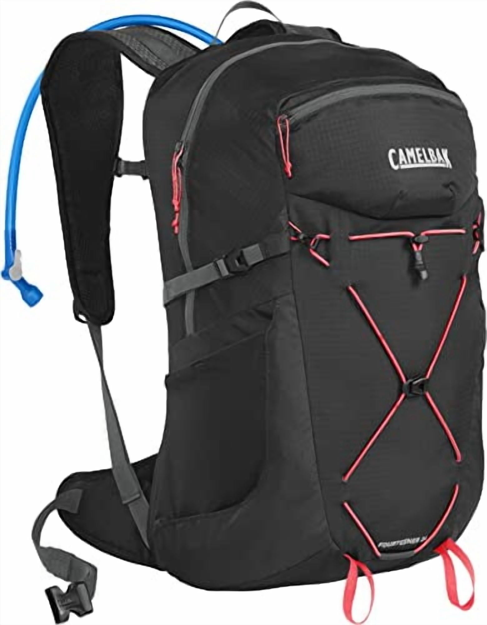 CAMELBAK WOMEN'S FOURTEENER 24 100OZ RESERVOIR HIKING - BLACK/FIERY CORAL