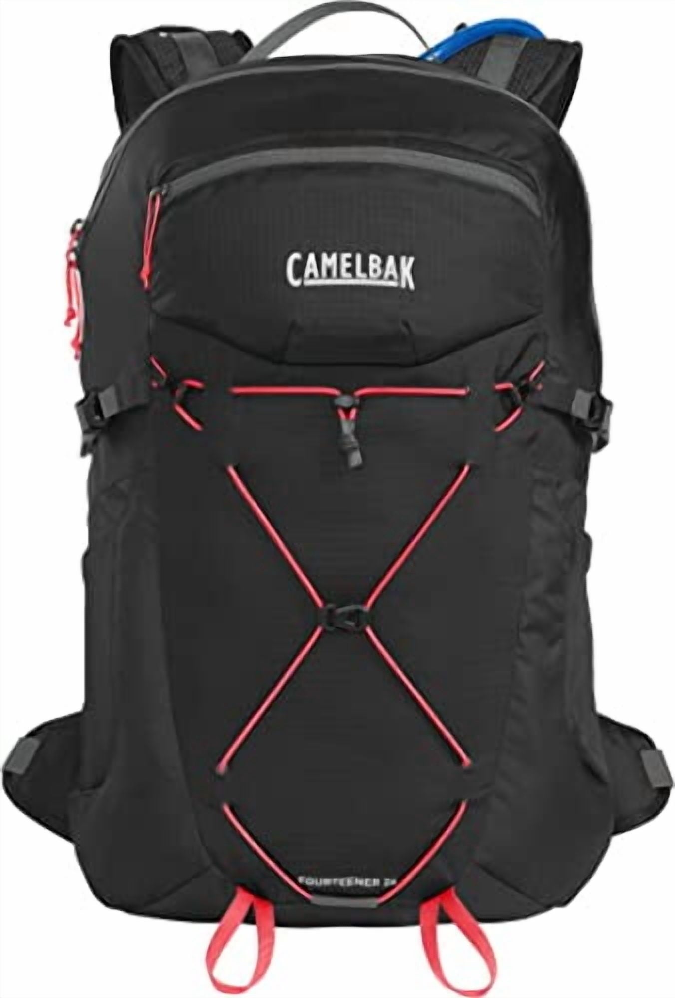 CAMELBAK WOMEN'S FOURTEENER 24 100OZ RESERVOIR HIKING - BLACK/FIERY CORAL