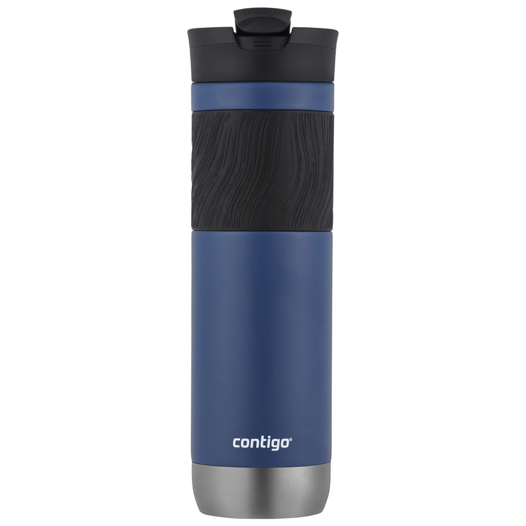 Contigo Byron 2.0 Stainless Steel Travel Mug with SNAPSEAL Lid and Grip in Black, 24 fl oz.