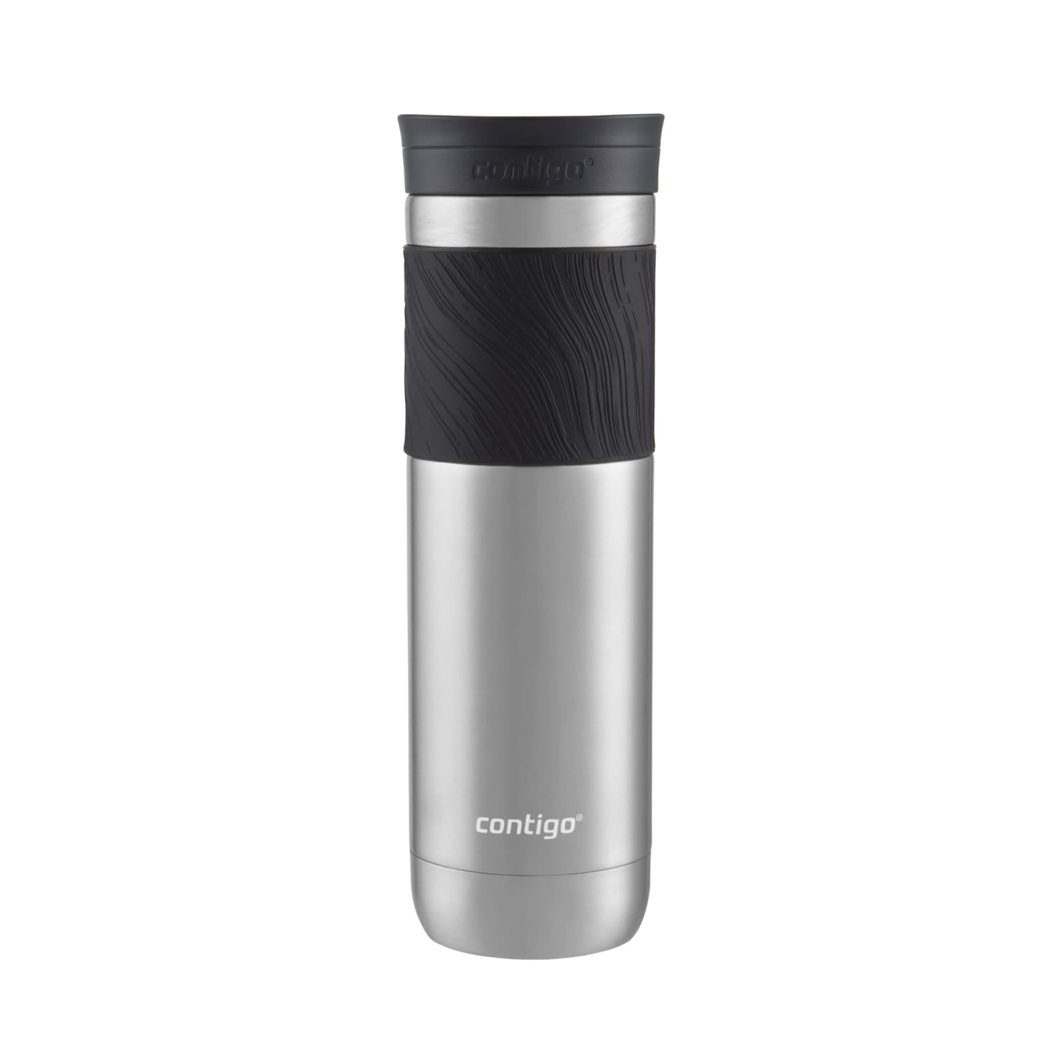 Contigo Byron 2.0 Stainless Steel Travel Mug with SNAPSEAL Lid and Grip in Black, 24 fl oz.