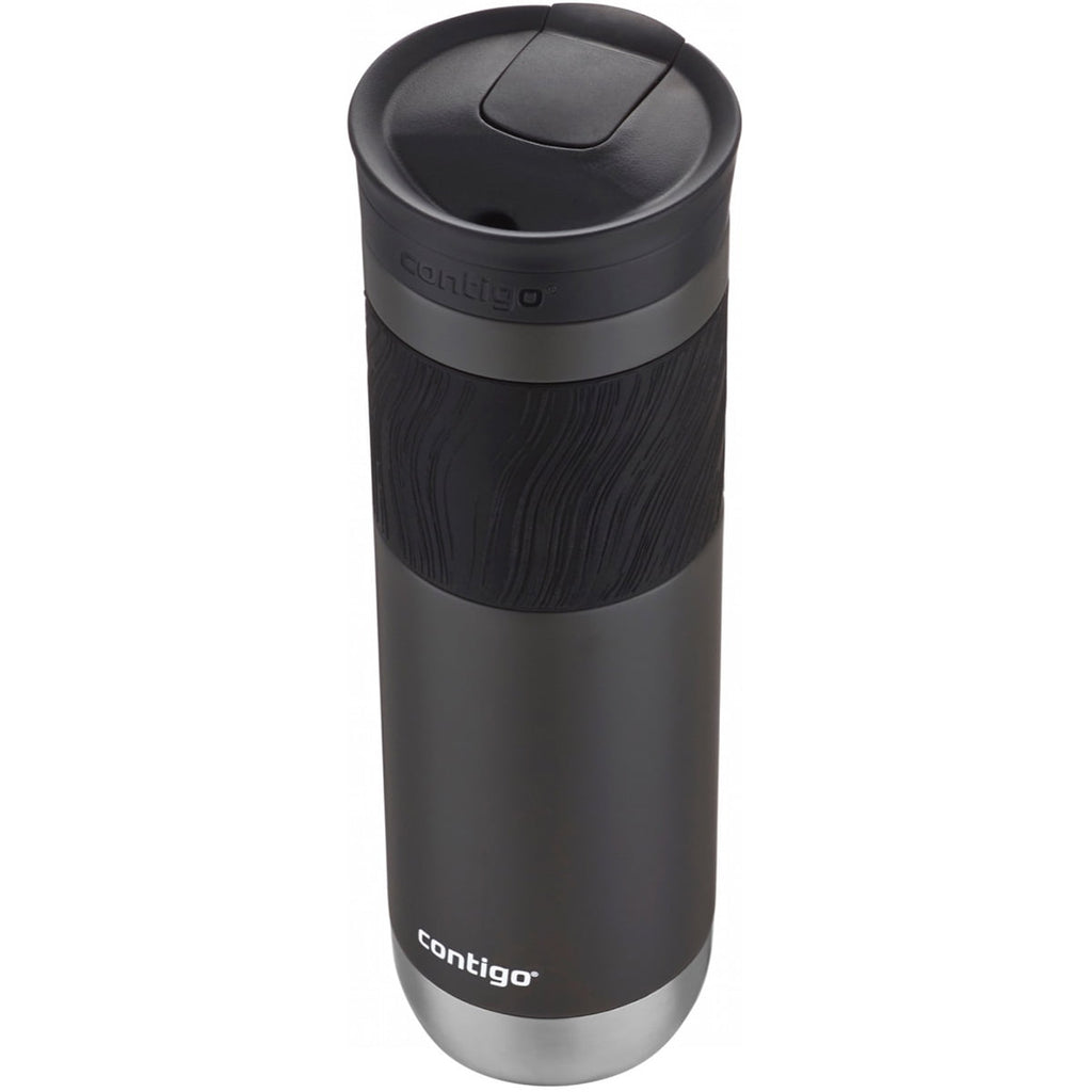 Contigo Byron 2.0 Stainless Steel Travel Mug with SNAPSEAL Lid and Grip in Black, 24 fl oz.