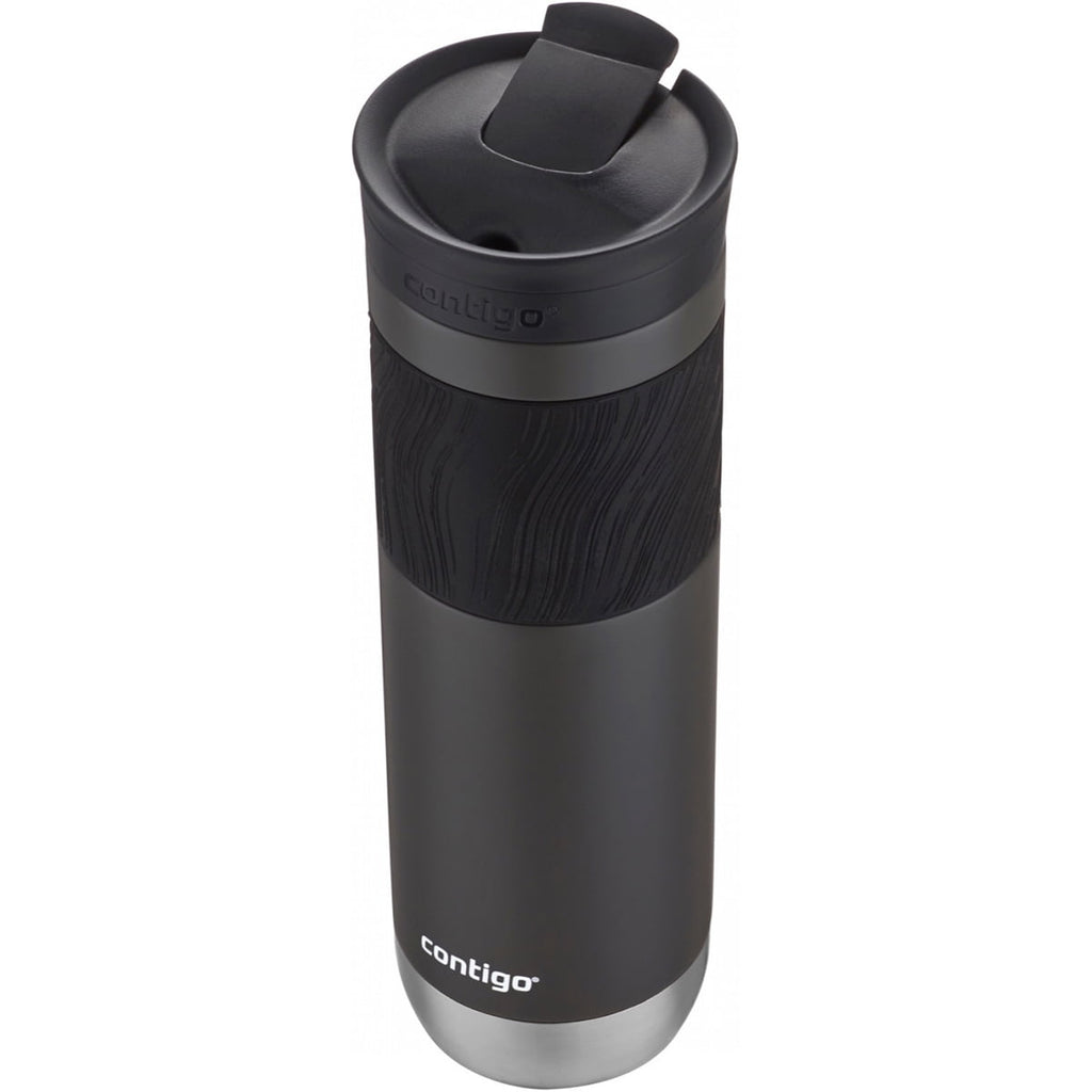 Contigo Byron 2.0 Stainless Steel Travel Mug with SNAPSEAL Lid and Grip in Black, 24 fl oz.