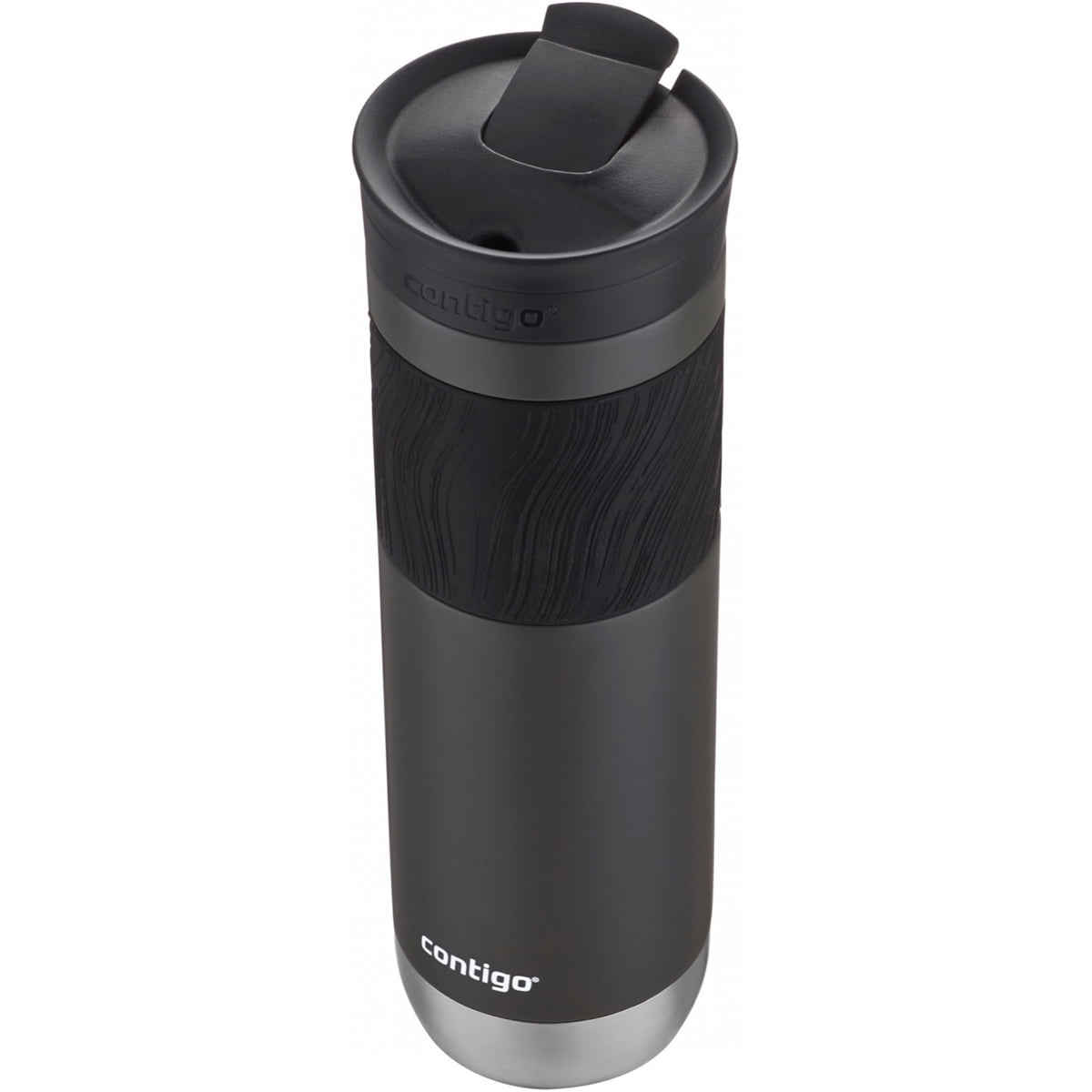 Contigo Byron 2.0 Stainless Steel Travel Mug with SNAPSEAL Lid and Grip in Black, 24 fl oz.