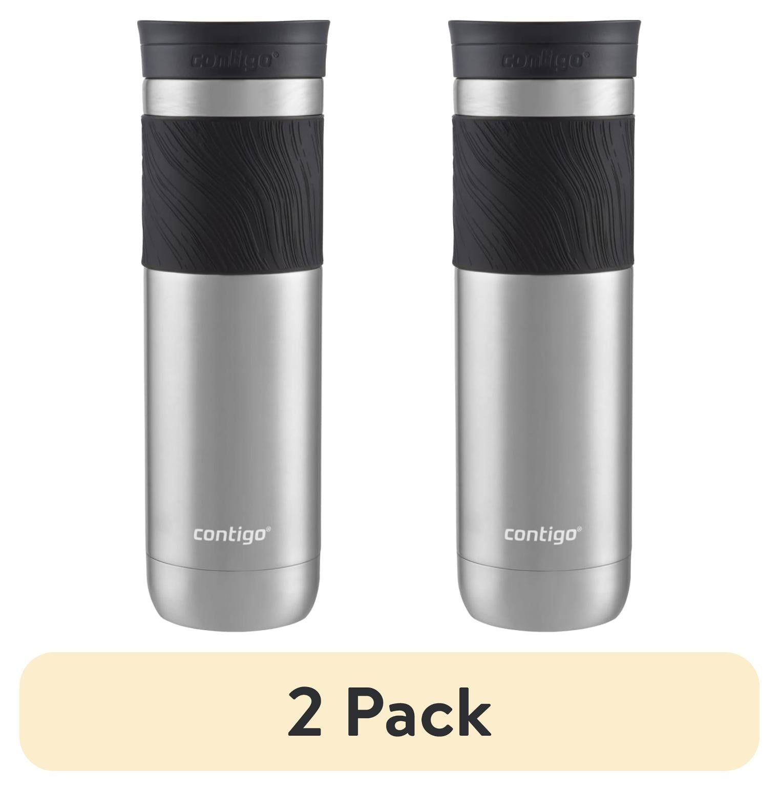 Contigo Byron 2.0 Stainless Steel Travel Mug with SNAPSEAL Lid and Grip in Black, 24 fl oz.