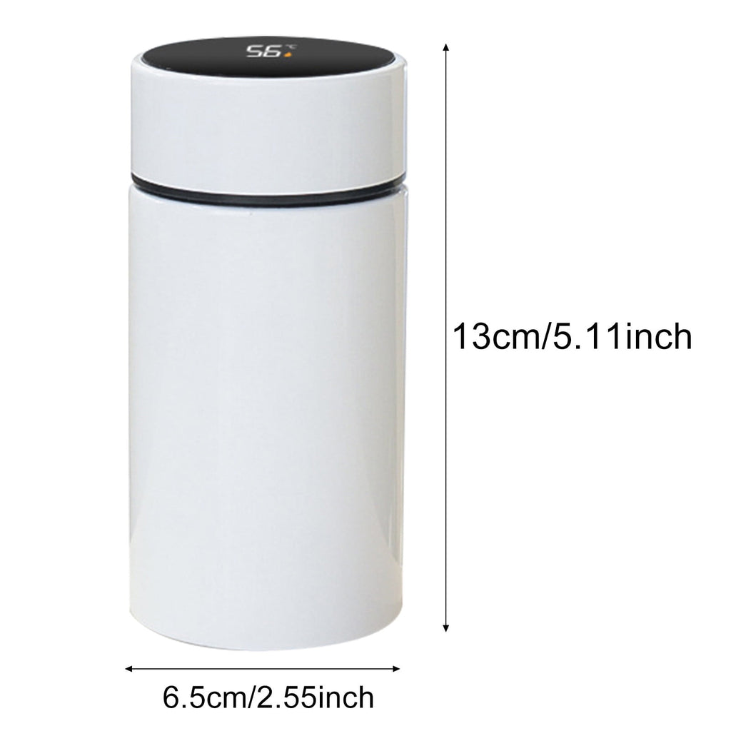 Stainless Steel Insulation Cup Cute Mini Portable Children Student Water Bottle Coffee Travel Mug LED Temperature Display Double Walled Vacuum Long Lasting Insulation