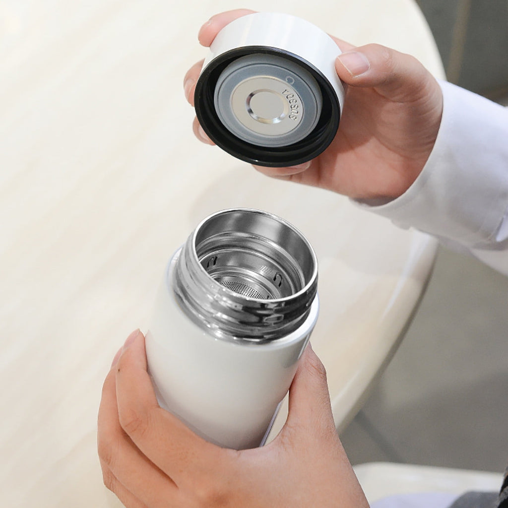 Stainless Steel Insulation Cup Cute Mini Portable Children Student Water Bottle Coffee Travel Mug LED Temperature Display Double Walled Vacuum Long Lasting Insulation