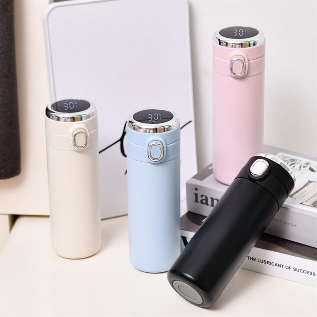 Stainless Steel Insulation Cup Cute Mini Portable Children Student Water Bottle Coffee Travel Mug LED Temperature Display Double Walled Vacuum Long Lasting Insulation