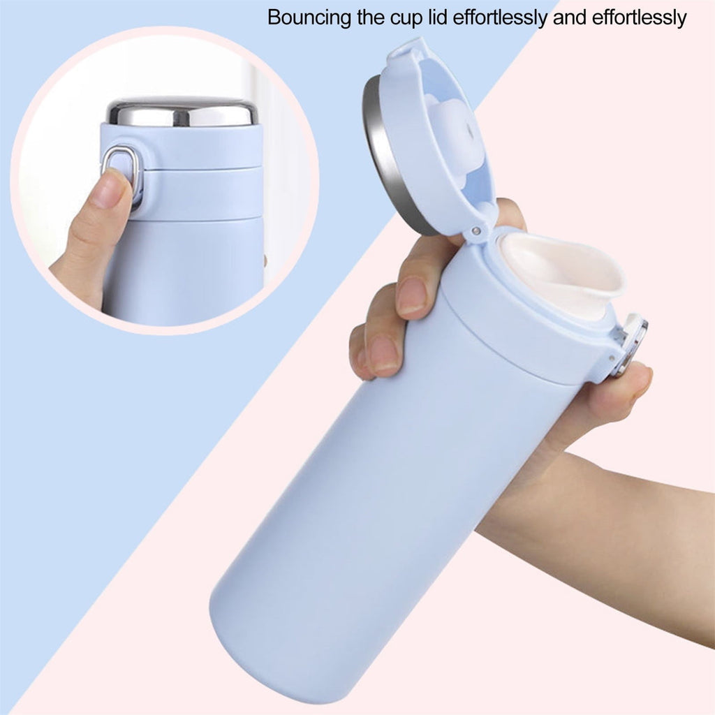 Stainless Steel Insulation Cup Cute Mini Portable Children Student Water Bottle Coffee Travel Mug LED Temperature Display Double Walled Vacuum Long Lasting Insulation