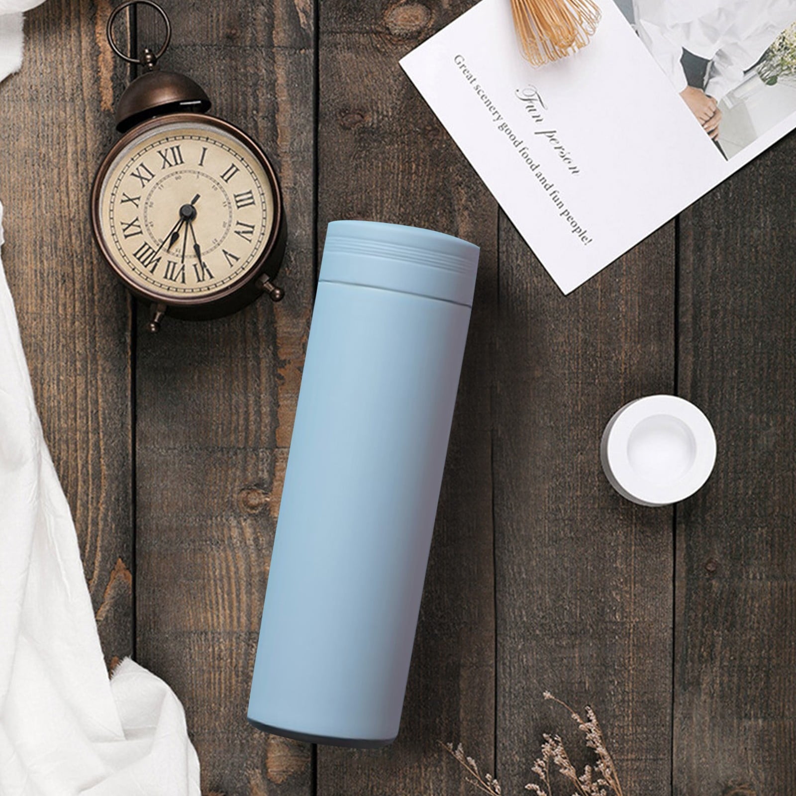 Stainless Steel Insulation Cup Cute Mini Portable Children Student Water Bottle Coffee Travel Mug LED Temperature Display Double Walled Vacuum Long Lasting Insulation