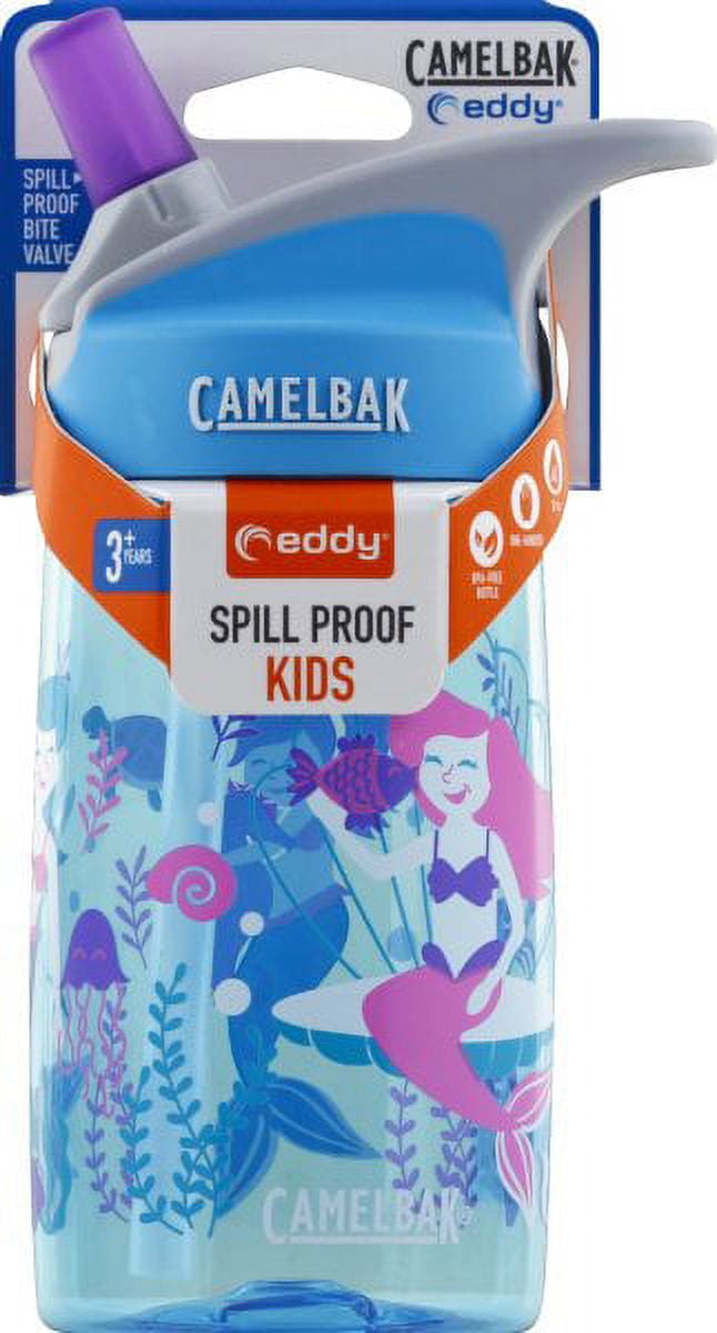 camelbak eddy kids water bottle, magical mermaids, .4 l