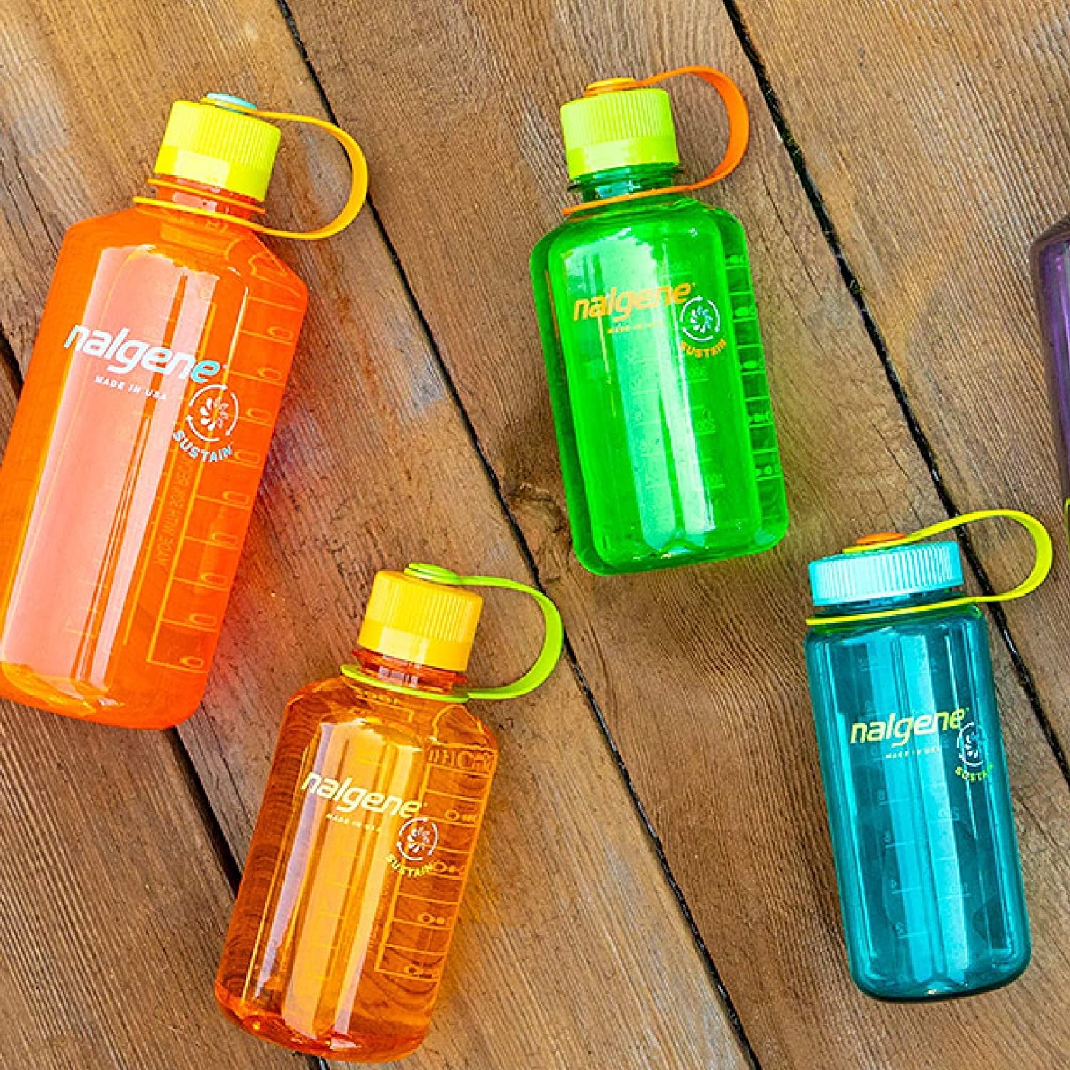 Nalgene Sustain 16 oz. Narrow Mouth Water Bottle - Cornflower Blue