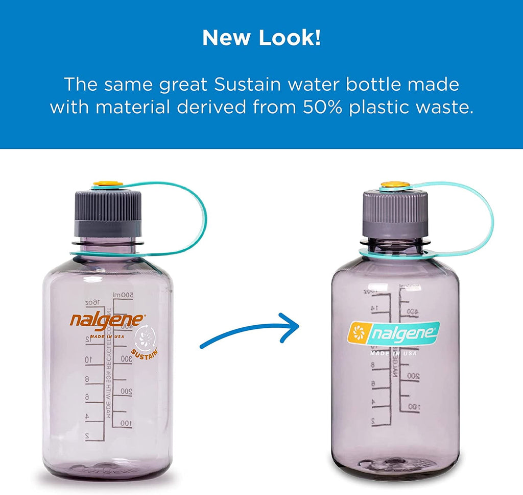 Nalgene Sustain 16 oz. Narrow Mouth Water Bottle - Cornflower Blue