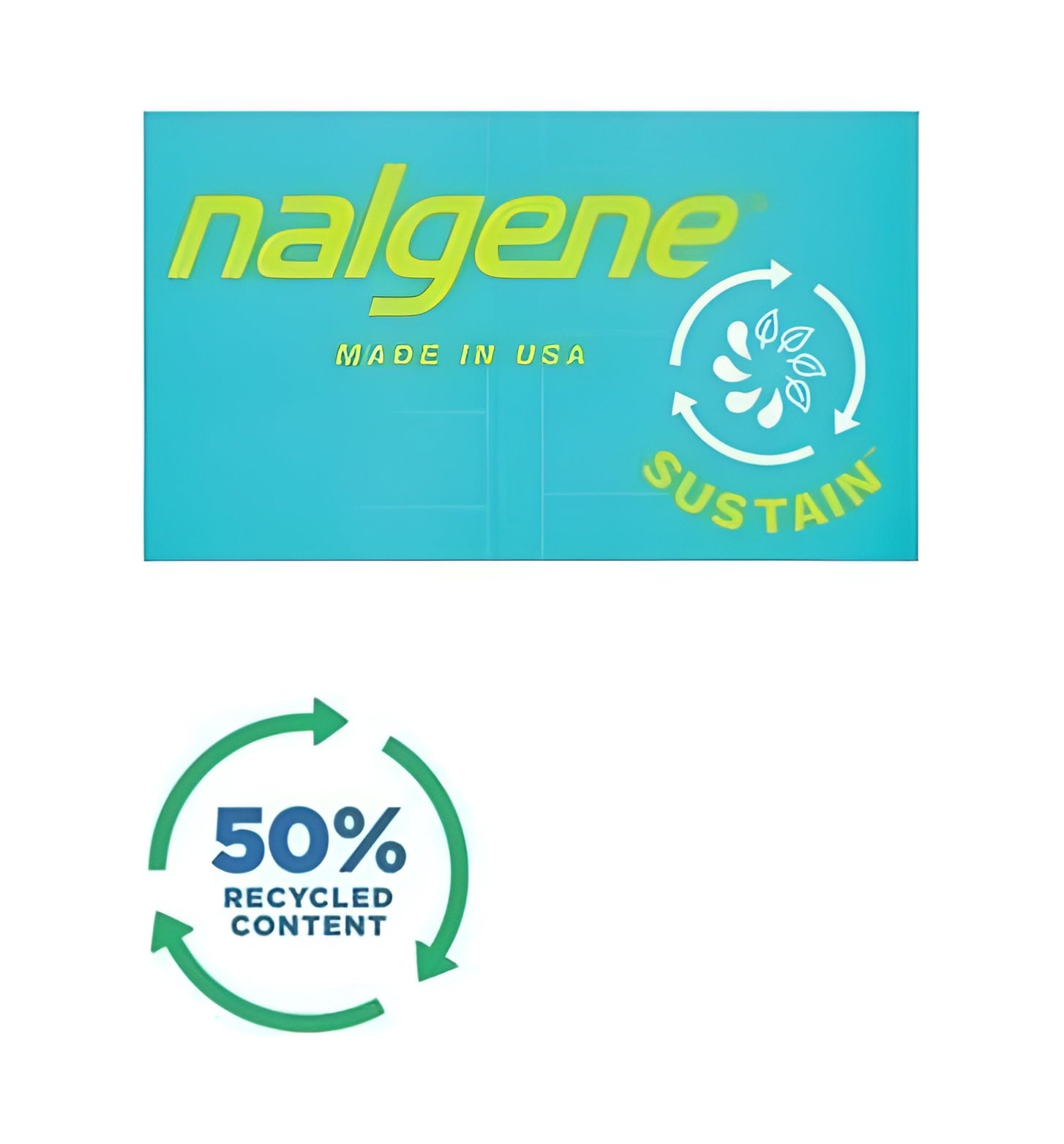 Nalgene Sustain 16 oz. Narrow Mouth Water Bottle - Cornflower Blue