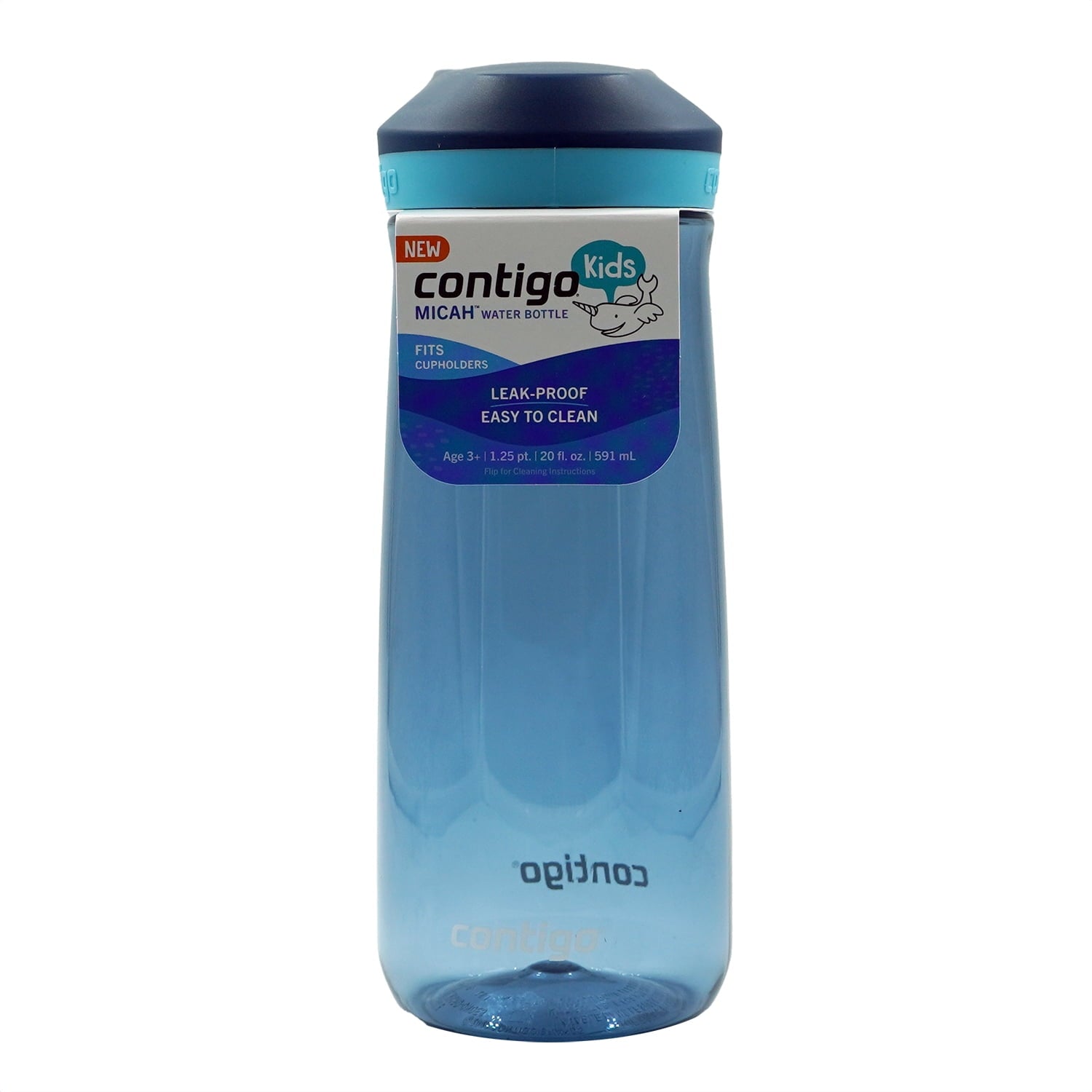 Contigo Kid's 20 oz. Micah Water Bottle w/ Simple Lid - Pineapple/Cool Lime