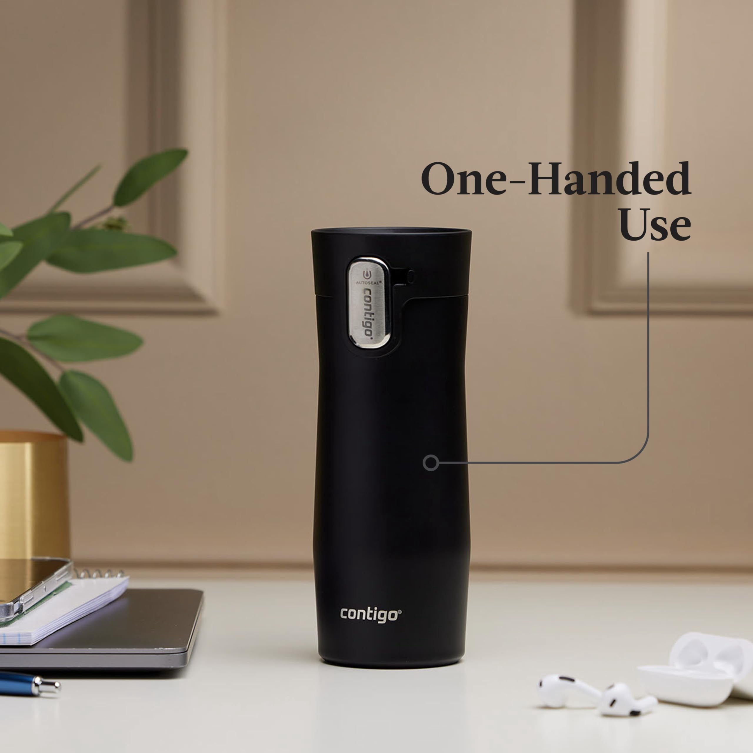 Autoseal West Loop Vacuum-insulated Stainless Steel Travel Mug With Easy-clean Lid 20 Oz Sake