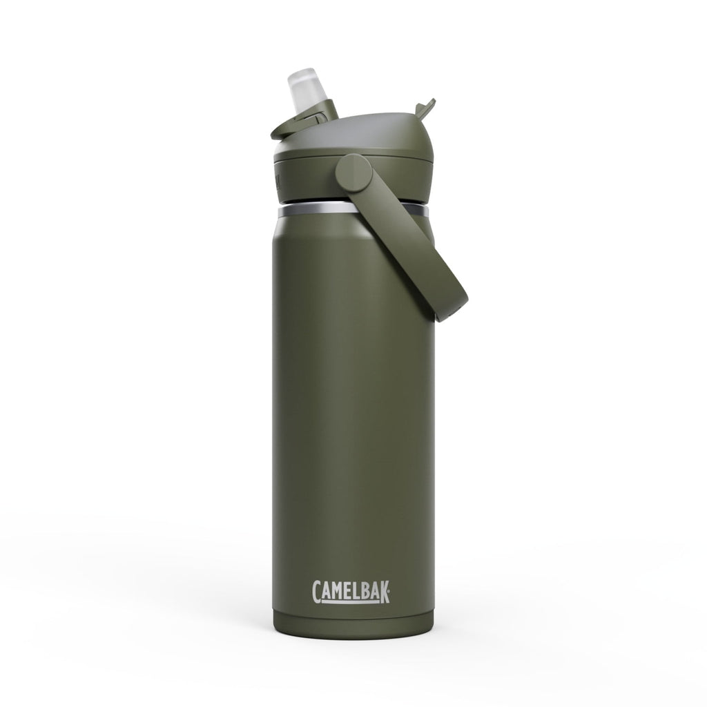 CamelBak Thrive™ Flip Straw Insulated Stainless Steel Water Bottle, 20oz, Moss