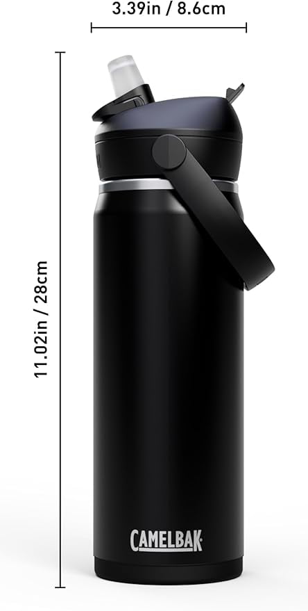 CamelBak Thrive™ Flip Straw Insulated Stainless Steel Water Bottle, 20oz, Moss