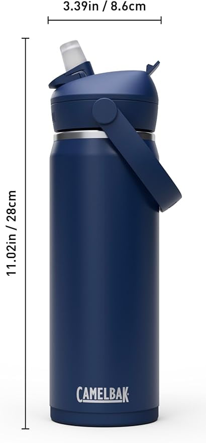 CamelBak Thrive™ Flip Straw Insulated Stainless Steel Water Bottle, 20oz, Moss