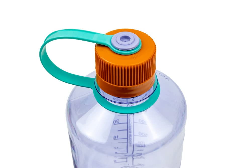 Nalgene Sustain Tritan BPA-Free Water Bottle Made with Material Derived from 50% Plastic Waste, 32 OZ, Narrow Mouth, Amethyst C30