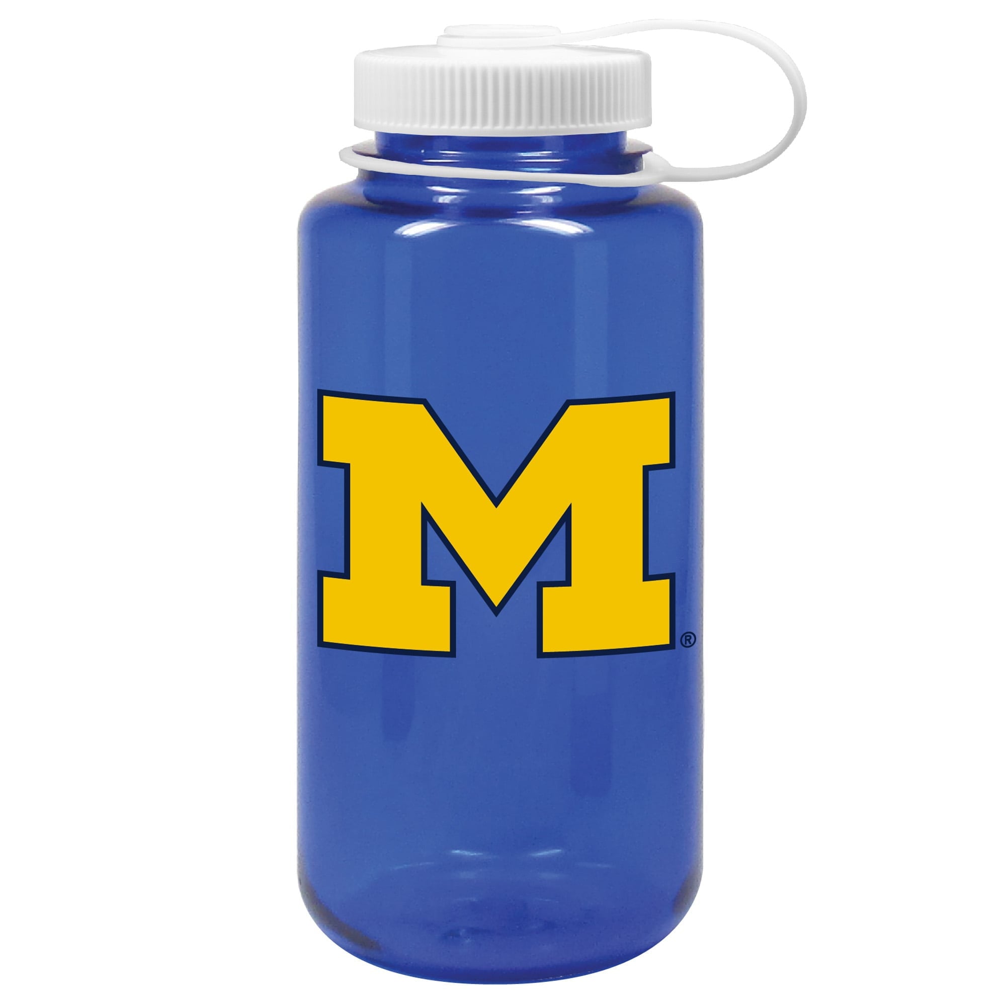 Navy Michigan Wolverines 32oz. Nalgene Sustainable Wide Mouth Water Bottle