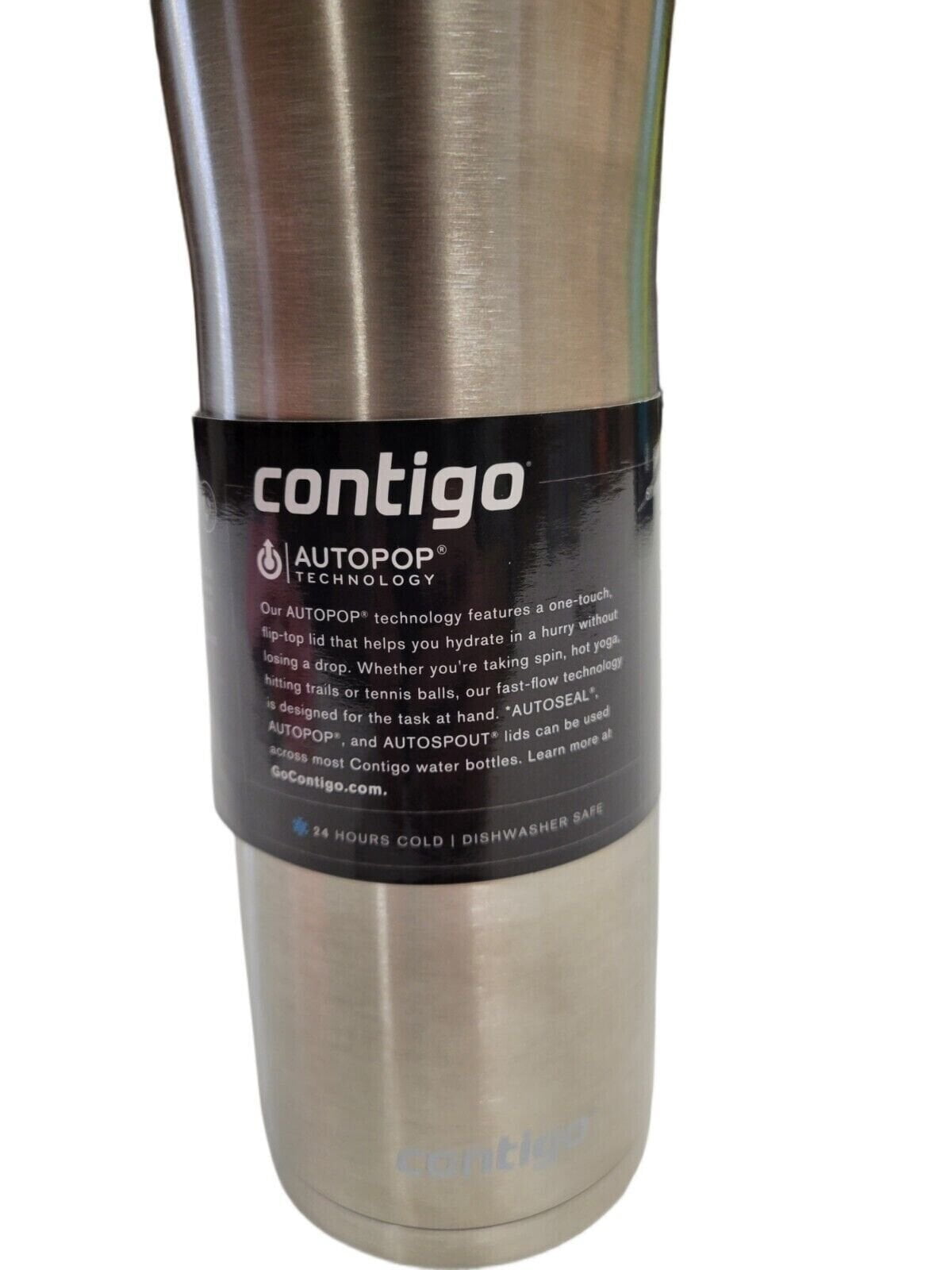 Contigo 20 oz. Jackson Chill 2.0 Water Bottle - Stainless Steel w/Licorice