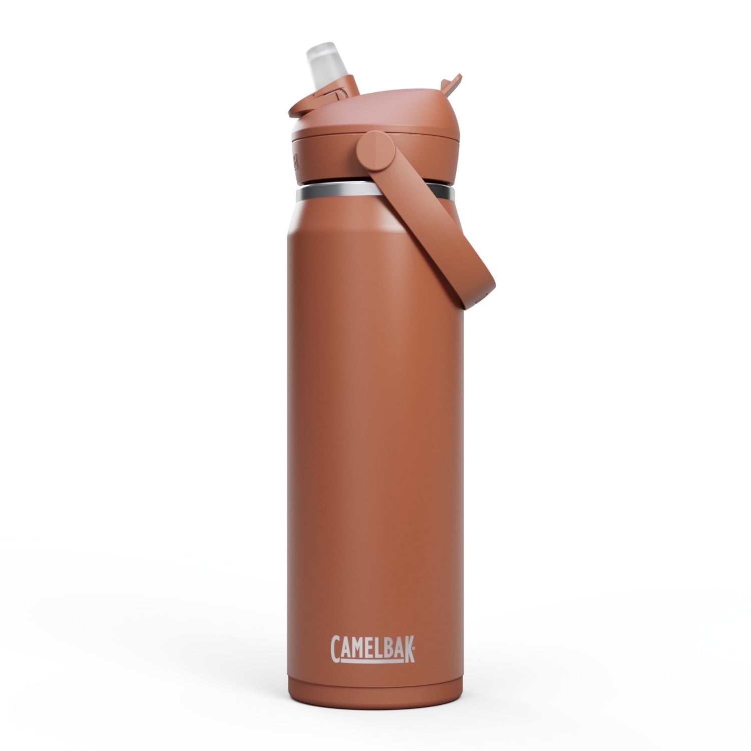 CamelBak Thrive™ Flip Straw Insulated Stainless Steel Water Bottle, 25 oz, Sierra Red