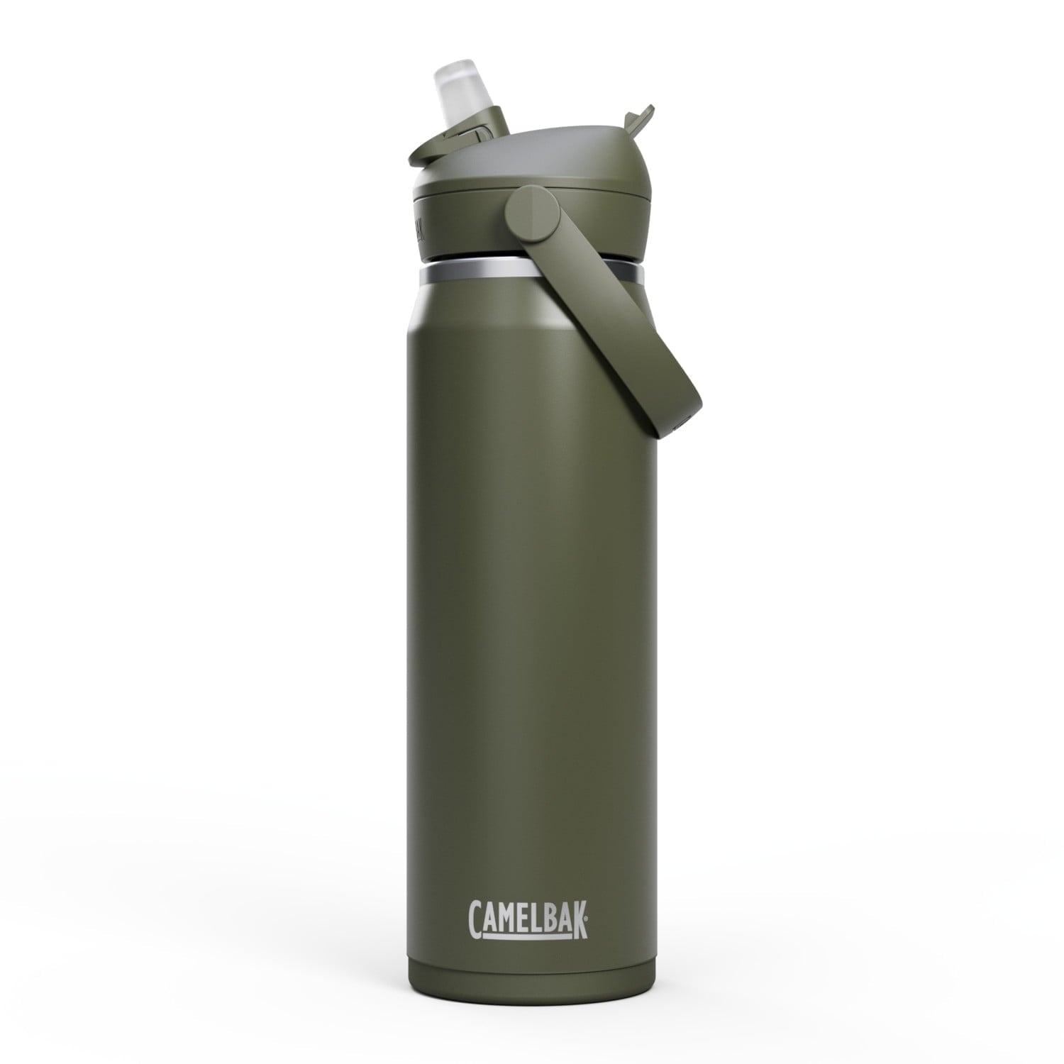 CamelBak Thrive™ Flip Straw Insulated Stainless Steel Water Bottle, 25 oz, Sierra Red