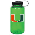Green Miami Hurricanes 32oz. Nalgene Sustainable Wide Mouth Water Bottle