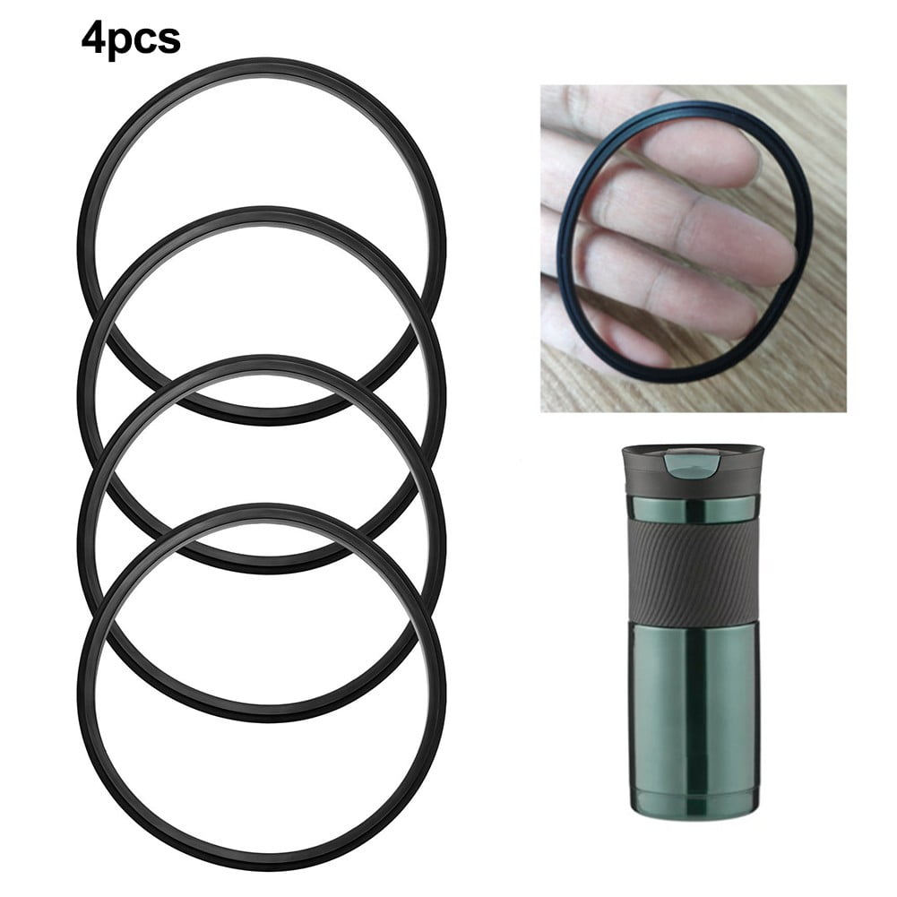 Leke 4 Pcs Seal Replacement for Contigo Snapseal Byron Travel Mug 16oz &amp; 20oz, Silicone Sealing Ring Replacement for Contigo Snapseal Replacement Part for Contigo Coffee Travel Tumbler(Mug not Include