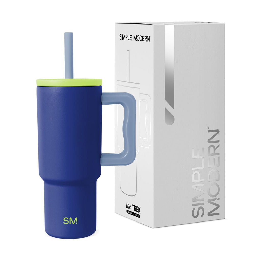 Simple Modern 24oz Trek Tumbler with handle and Silicone Straw Lid | Asteroid