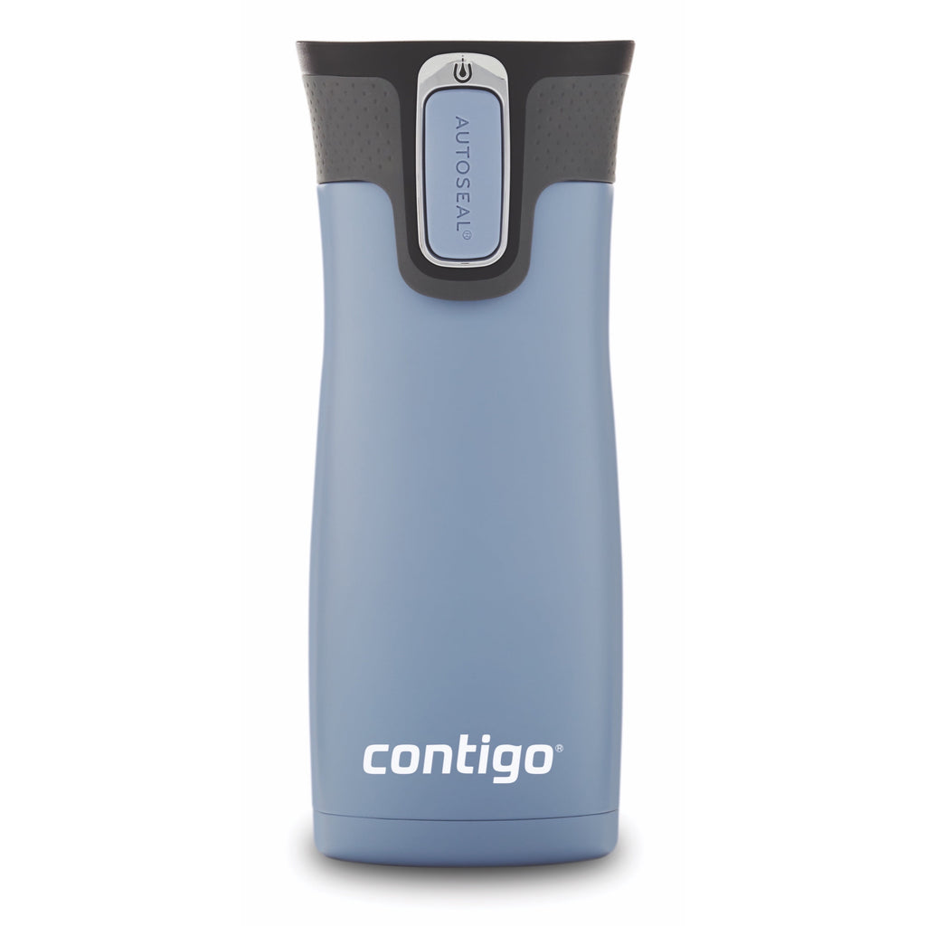 Contigo AUTOSEAL West Loop 2.0 Travel Mug, 16 oz., Stainless Steel with Black Button