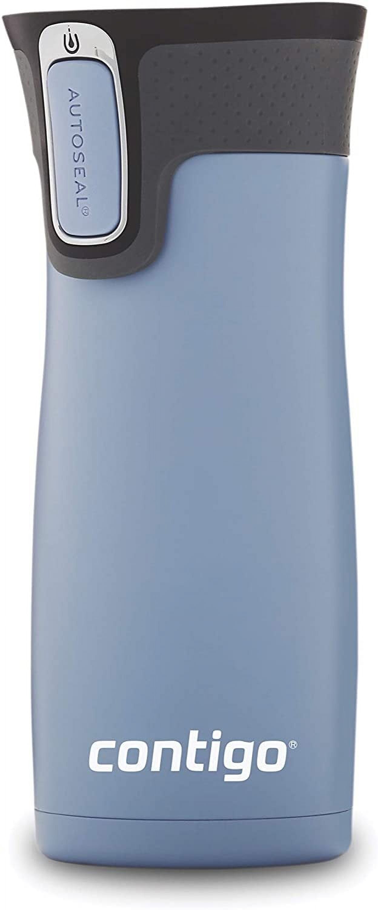Contigo AUTOSEAL West Loop 2.0 Travel Mug, 16 oz., Stainless Steel with Black Button
