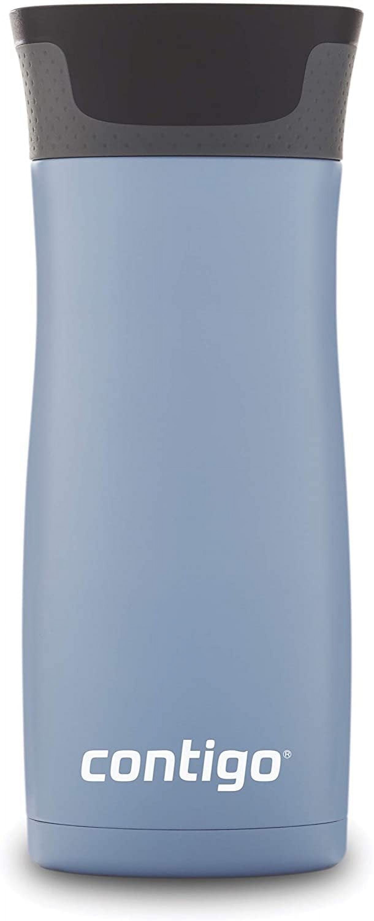 Contigo AUTOSEAL West Loop 2.0 Travel Mug, 16 oz., Stainless Steel with Black Button