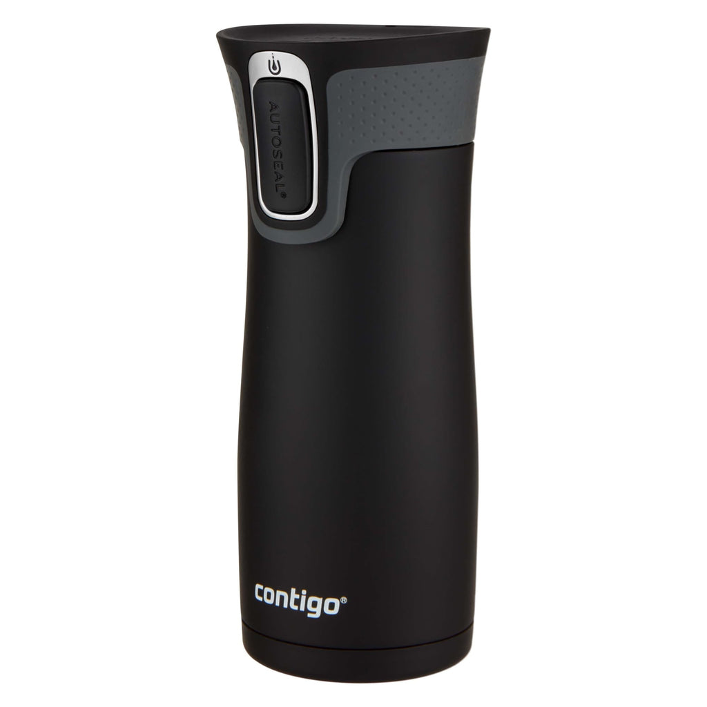 Contigo AUTOSEAL West Loop 2.0 Travel Mug, 16 oz., Stainless Steel with Black Button